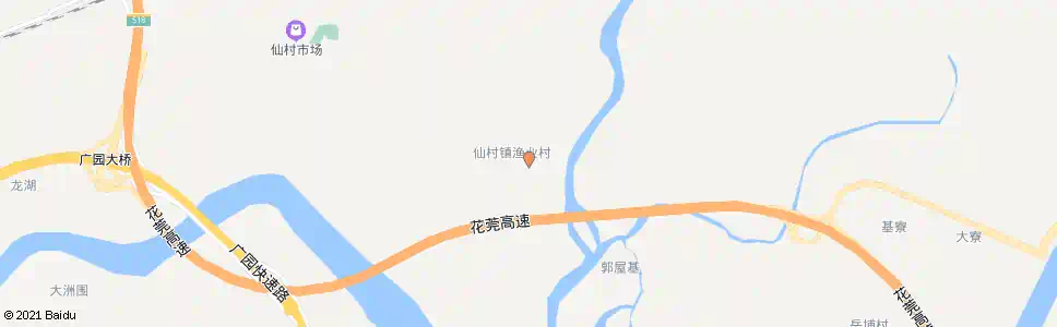 广州仙村巷头村总站_公交站地图_广州公交_妙搜公交查询2025