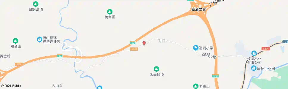 广州福洞村尾_公交站地图_广州公交_妙搜公交查询2025