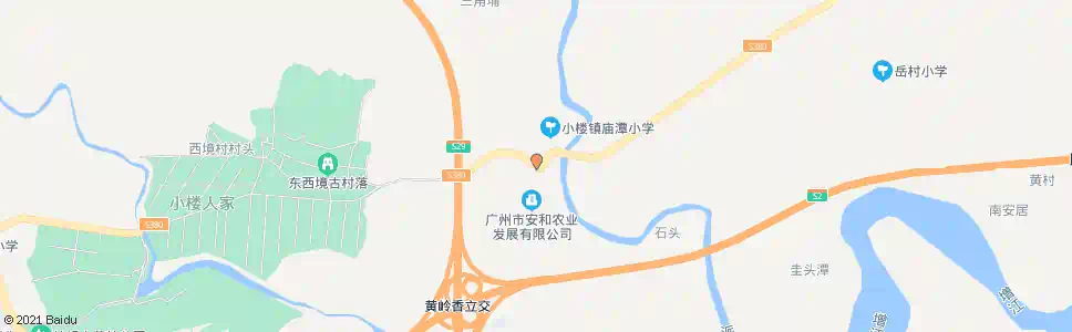 广州庙潭村_公交站地图_广州公交_妙搜公交查询2025