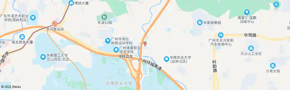 广州长福路_公交站地图_广州公交_妙搜公交查询2025