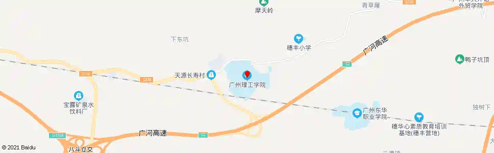 广州理工学院_公交站地图_广州公交_妙搜公交查询2025