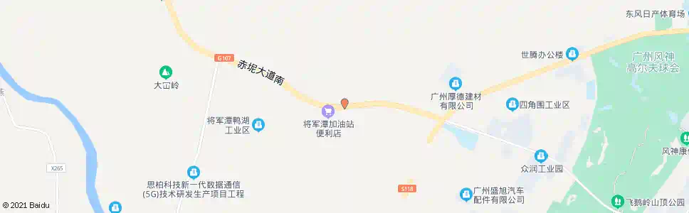 广州将军潭_公交站地图_广州公交_妙搜公交查询2025
