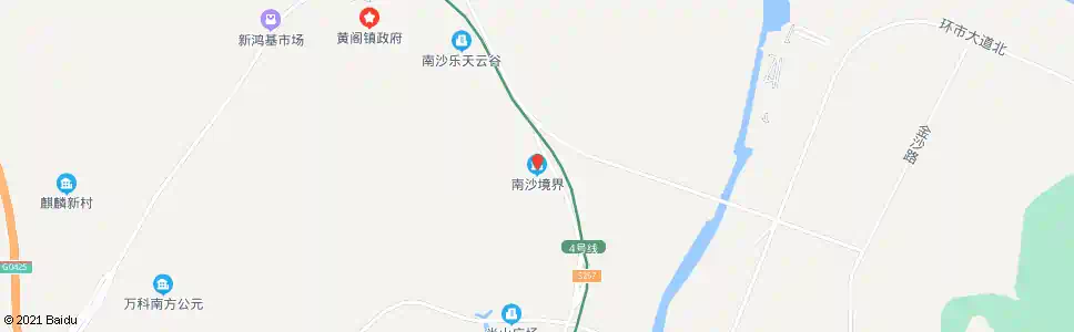 广州南沙境界_公交站地图_广州公交_妙搜公交查询2025
