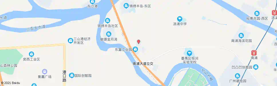 广州达新工业园_公交站地图_广州公交_妙搜公交查询2025