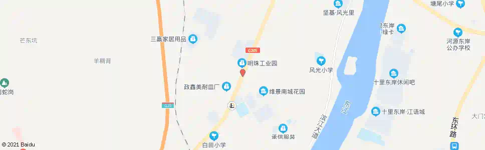 河源明珠工业园_公交站地图_河源公交_妙搜公交查询2025