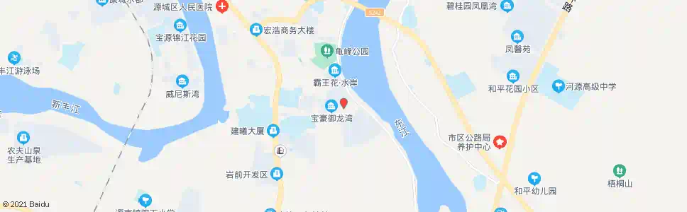 河源御龙湾路口_公交站地图_河源公交_妙搜公交查询2025