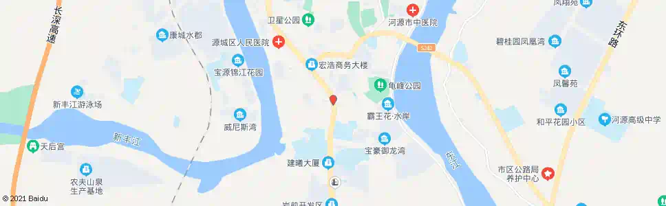 河源朱门亭_公交站地图_河源公交_妙搜公交查询2025