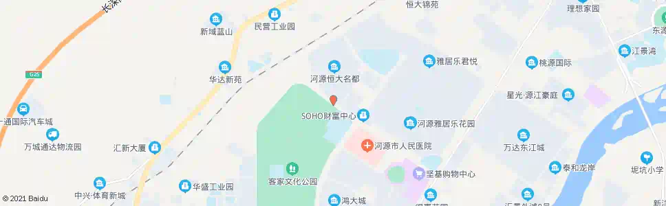 河源恒大名都_公交站地图_河源公交_妙搜公交查询2025
