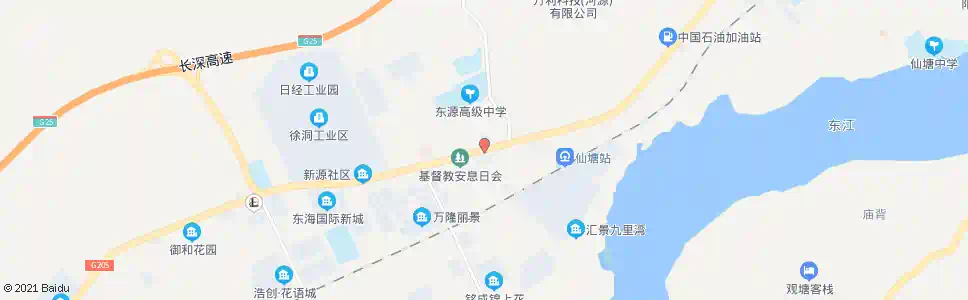 河源徐洞小学_公交站地图_河源公交_妙搜公交查询2025