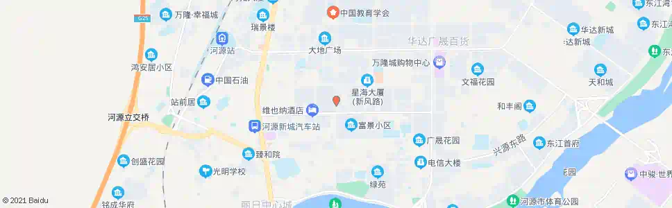 河源市经贸局_公交站地图_河源公交_妙搜公交查询2025