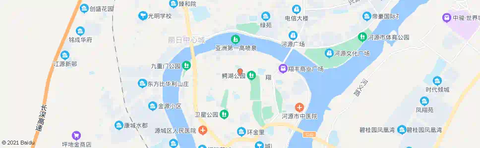 河源源城公安分局_公交站地图_河源公交_妙搜公交查询2025