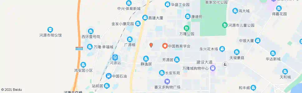 河源华达北街_公交站地图_河源公交_妙搜公交查询2025