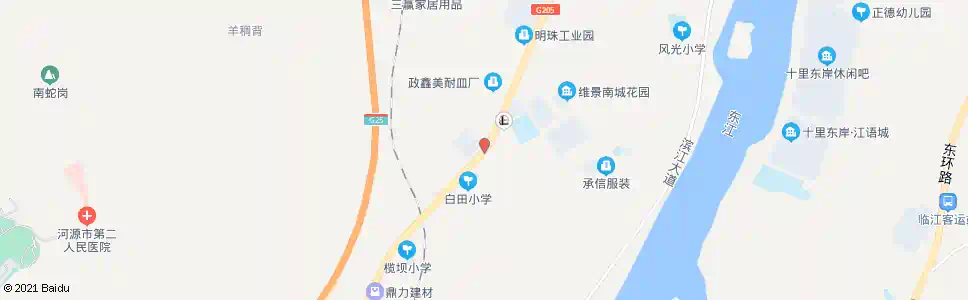 河源源南综合市场_公交站地图_河源公交_妙搜公交查询2025