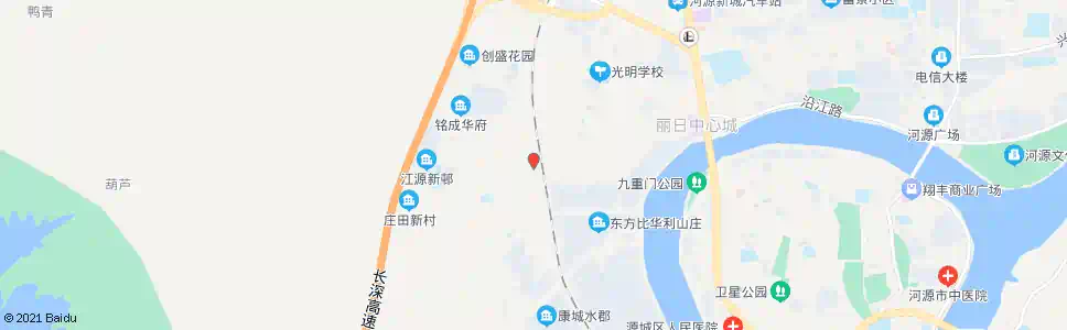 河源光明路口_公交站地图_河源公交_妙搜公交查询2025