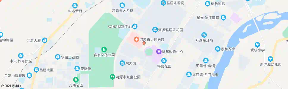 河源河源区商业中心_公交站地图_河源公交_妙搜公交查询2025