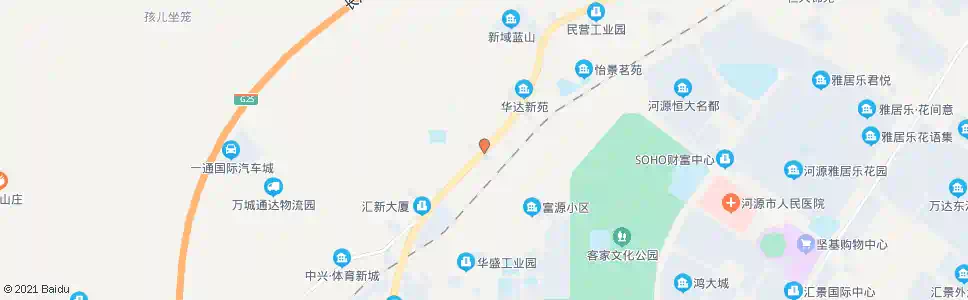 河源二九二大队_公交站地图_河源公交_妙搜公交查询2025