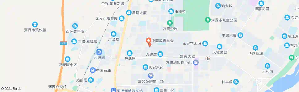 河源雷士照明(大同路北)_公交站地图_河源公交_妙搜公交查询2025
