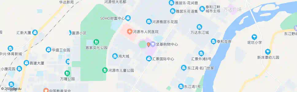 河源河源市商业中心_公交站地图_河源公交_妙搜公交查询2025