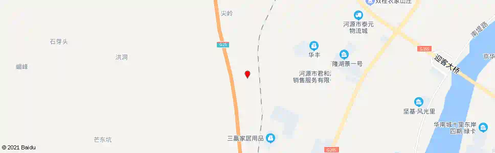 河源老虎排_公交站地图_河源公交_妙搜公交查询2025