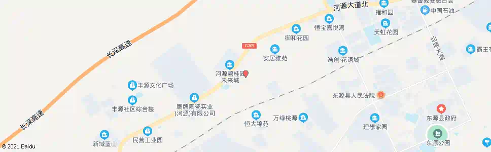 河源源城粮库_公交站地图_河源公交_妙搜公交查询2025