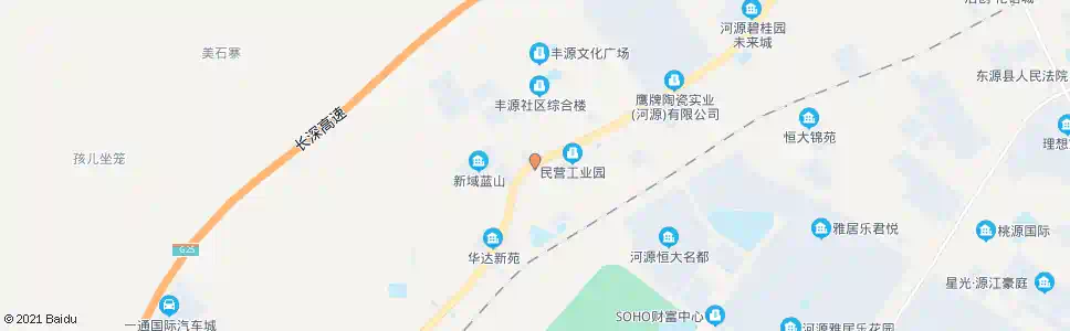 河源高塘油站_公交站地图_河源公交_妙搜公交查询2025