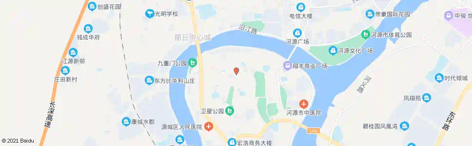 河源上角市场_公交站地图_河源公交_妙搜公交查询2025