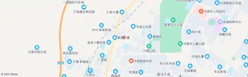 河源康乐西路_公交站地图_河源公交_妙搜公交查询2025