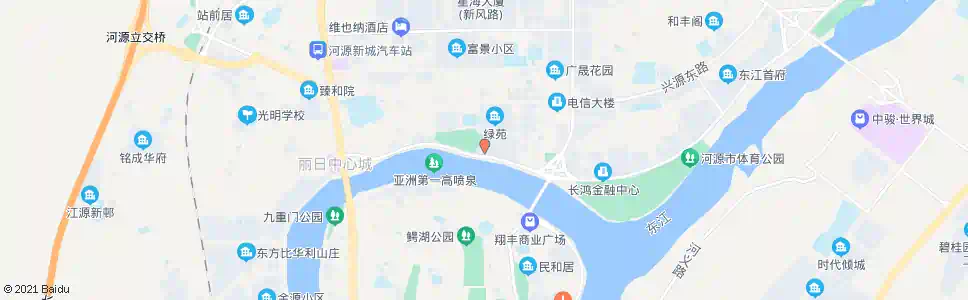 河源市会议中心_公交站地图_河源公交_妙搜公交查询2025