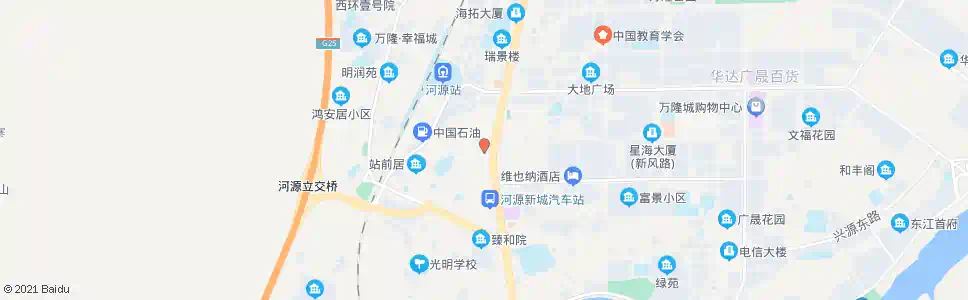 河源东源交警大队_公交站地图_河源公交_妙搜公交查询2025