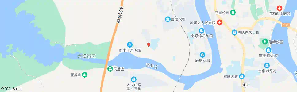 河源庄田村路口_公交站地图_河源公交_妙搜公交查询2025