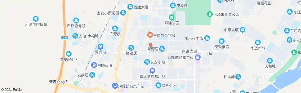 河源大地广场(广百)站_公交站地图_河源公交_妙搜公交查询2025