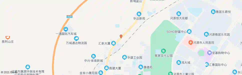 河源白岭头_公交站地图_河源公交_妙搜公交查询2025