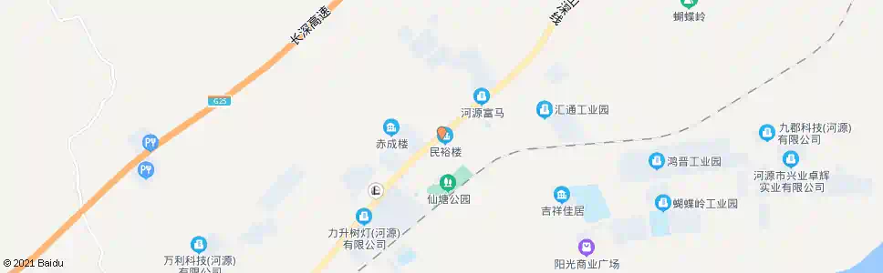 河源仙塘市场(北)_公交站地图_河源公交_妙搜公交查询2025