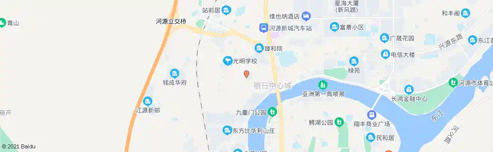 河源东源保健院_公交站地图_河源公交_妙搜公交查询2025