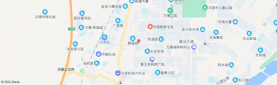 河源市二小路口_公交站地图_河源公交_妙搜公交查询2025