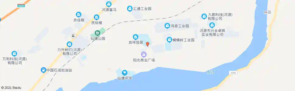 河源开发区管委会_公交站地图_河源公交_妙搜公交查询2025