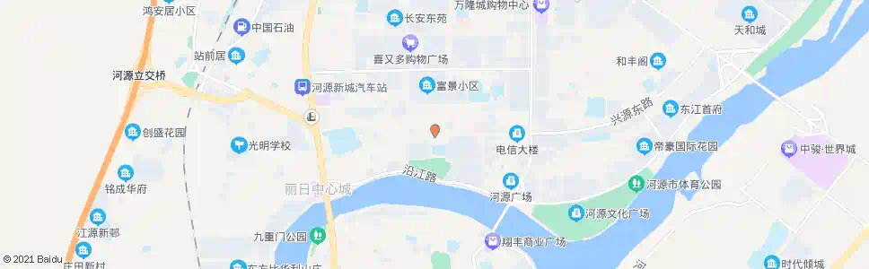 河源兴源市场_公交站地图_河源公交_妙搜公交查询2025