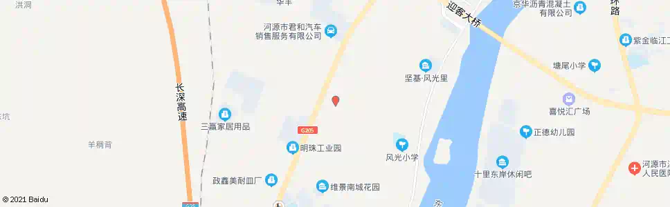 河源风光村路口_公交站地图_河源公交_妙搜公交查询2025