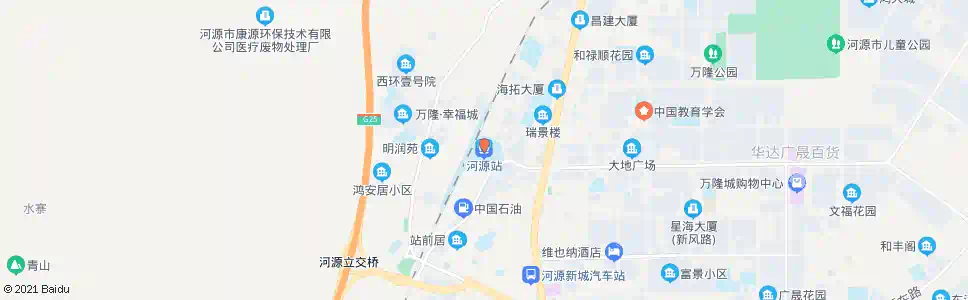 河源建设大道(西)_公交站地图_河源公交_妙搜公交查询2025