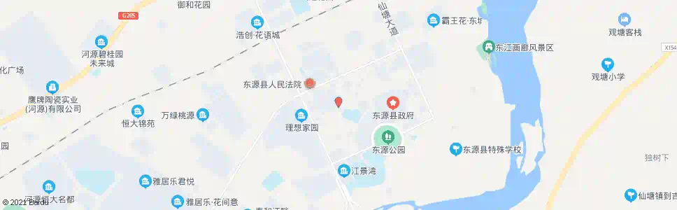 河源东源人民医院_公交站地图_河源公交_妙搜公交查询2025
