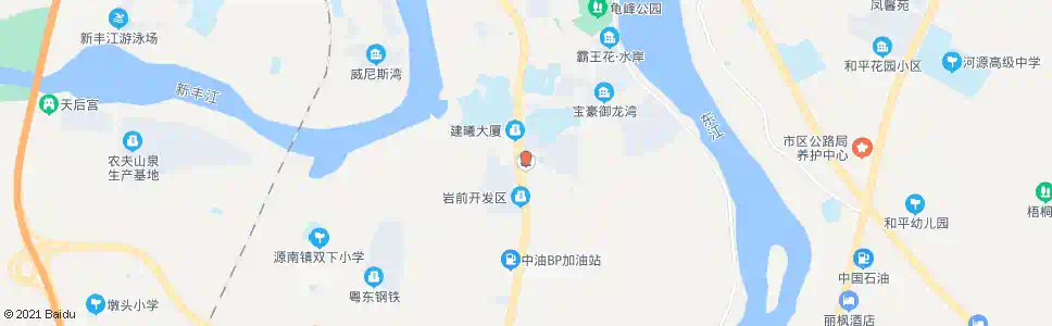 河源明珠油站_公交站地图_河源公交_妙搜公交查询2025