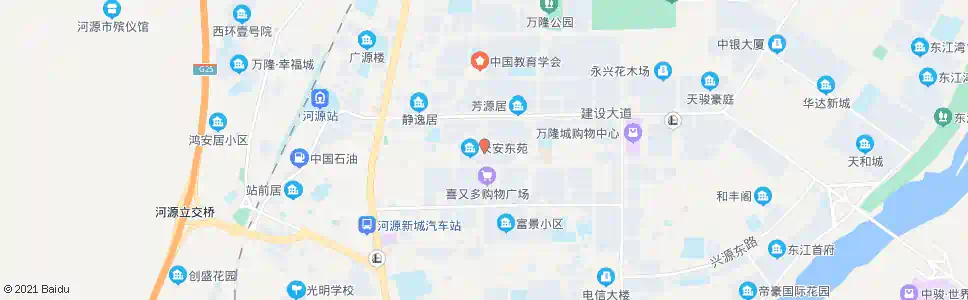 河源市国土局_公交站地图_河源公交_妙搜公交查询2025