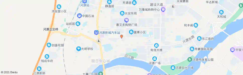 河源武警支队_公交站地图_河源公交_妙搜公交查询2025