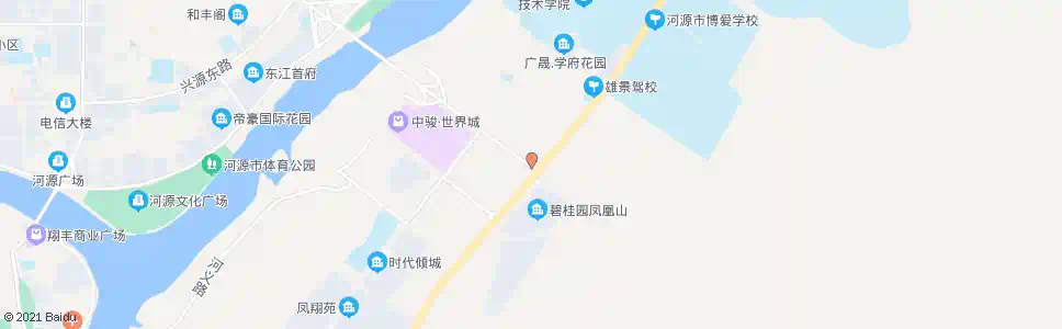 河源东环路口_公交站地图_河源公交_妙搜公交查询2025