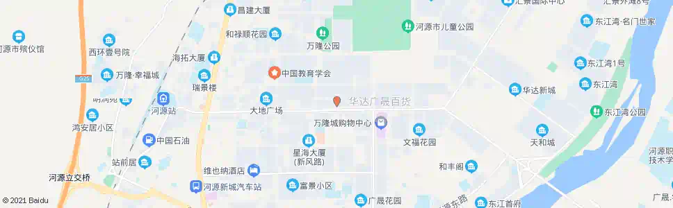 河源碧洋家园_公交站地图_河源公交_妙搜公交查询2025