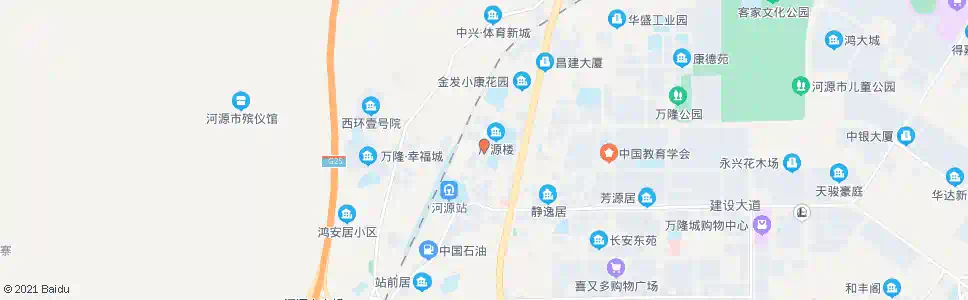 河源田家炳中学_公交站地图_河源公交_妙搜公交查询2025