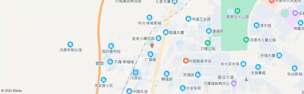 河源体育学校_公交站地图_河源公交_妙搜公交查询2025