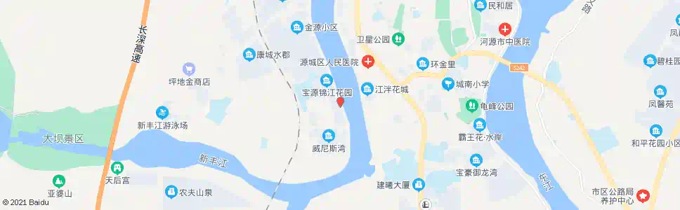 河源宝源明珠花园_公交站地图_河源公交_妙搜公交查询2025