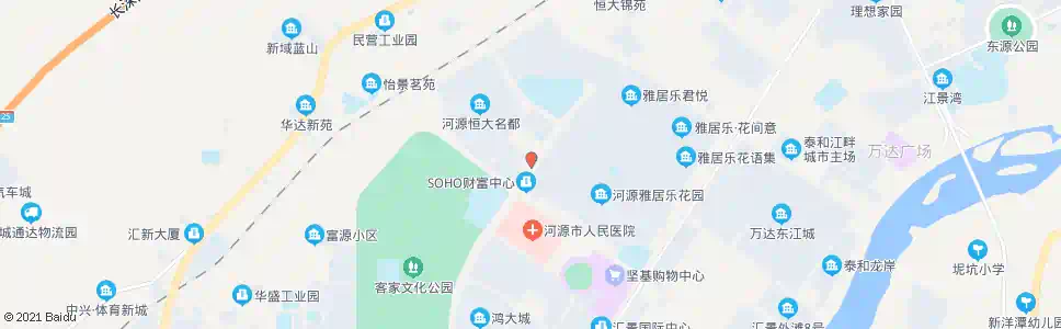 河源雅居乐西门_公交站地图_河源公交_妙搜公交查询2025