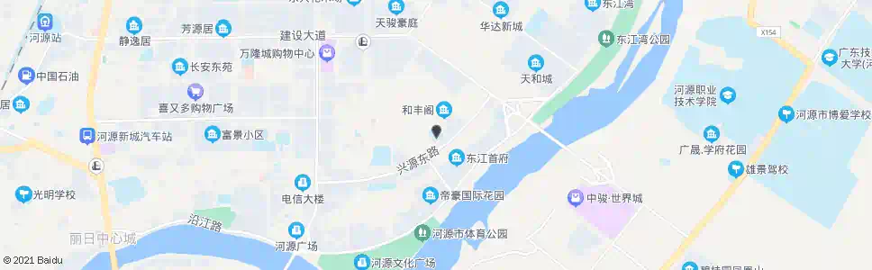 河源东埔小学_公交站地图_河源公交_妙搜公交查询2025